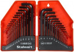 Sae & Metric Combo Stalwart Allen Wrench Set